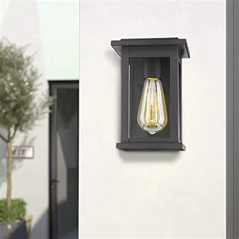 Emliviar 2 Pack Outdoor Wall Sconces Wall Mounted Light Fixture With