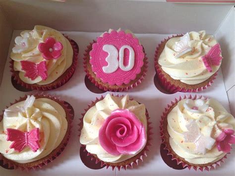 30th Birthday Cupcakes Decorated Cake By Savanna CakesDecor