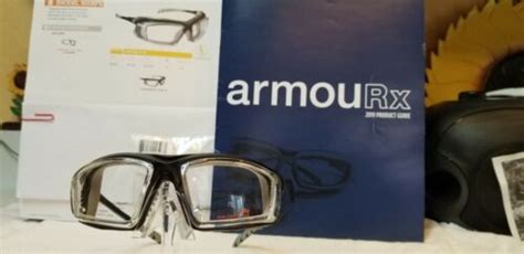 Frame Demo Lenses Armourx 6008fs Black Safety Glasses