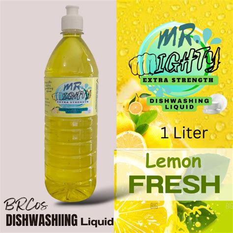 Brcos Mr Mighty Diswashing Liquid Detergents Lemon Fresh Sports Cap