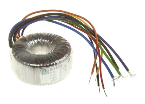 Rs Pro Rs Pro 115 V Ac 230 V Ac 2 X 6v Ac Toroidal Transformer