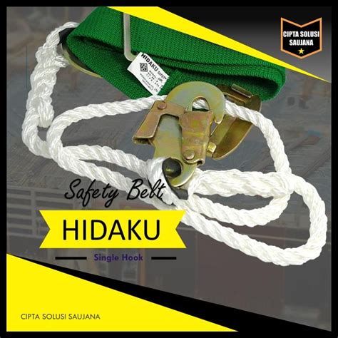 Jual HIDAKU SAFETY BELT HARNESS SABUK PENGAMAN PINGGANG KERJA PROYEK