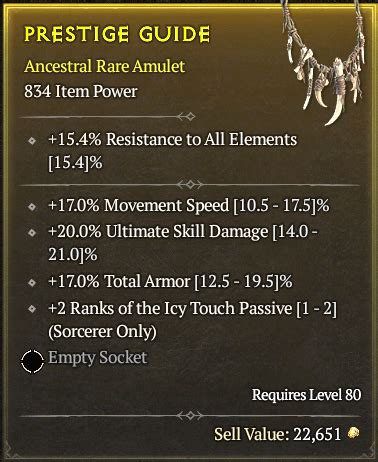 Iso Amulet Mvt Speed Armor Dmg Reduc Topic D Jsp