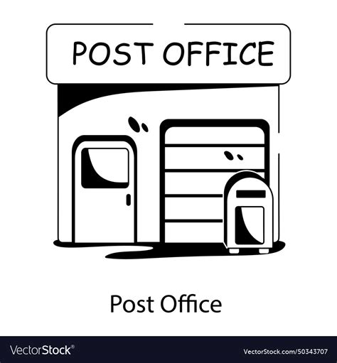 Post office Royalty Free Vector Image - VectorStock