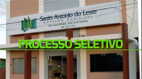 Prefeitura de Santo Antônio do Leste MT abre vagas para Agente de Saúde