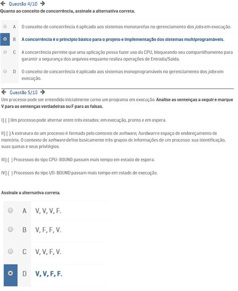 Apol Gti Sistemas Operacionais Uninter Nota Sistemas Operacionais I