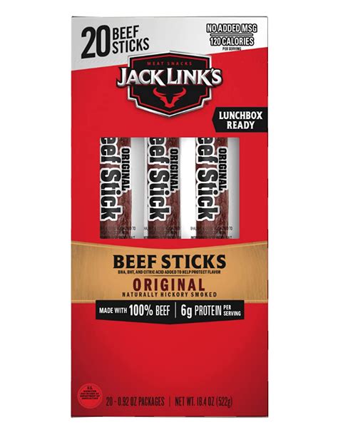 Chomps Original Grass Fed Beef Jerky Sticks