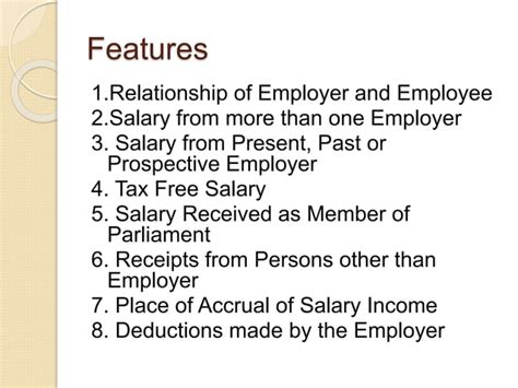 Income Under The Head Salary Income Tax Ppt