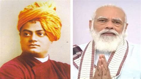 Pm Modi Pays Tributes To Vivekananda