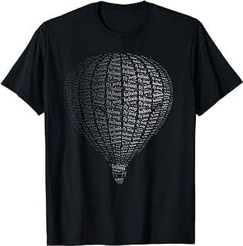 Ballooning Fly Away Hot Air Balloon T Shirt