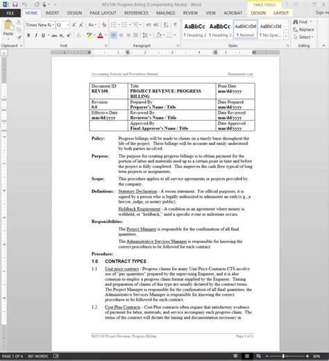 Construction Progress Billing Template Tutoreorg Master Of Documents