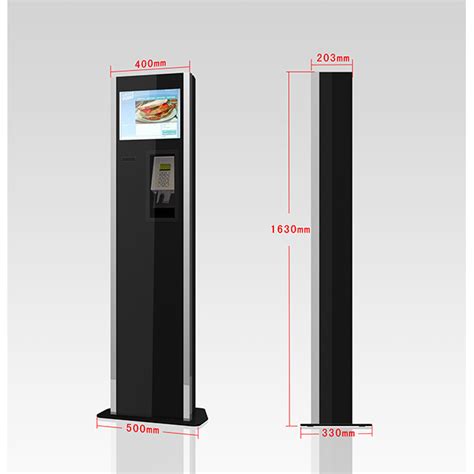 Slim Modern Free Standing Interactive Self Service Touch Screen Banking