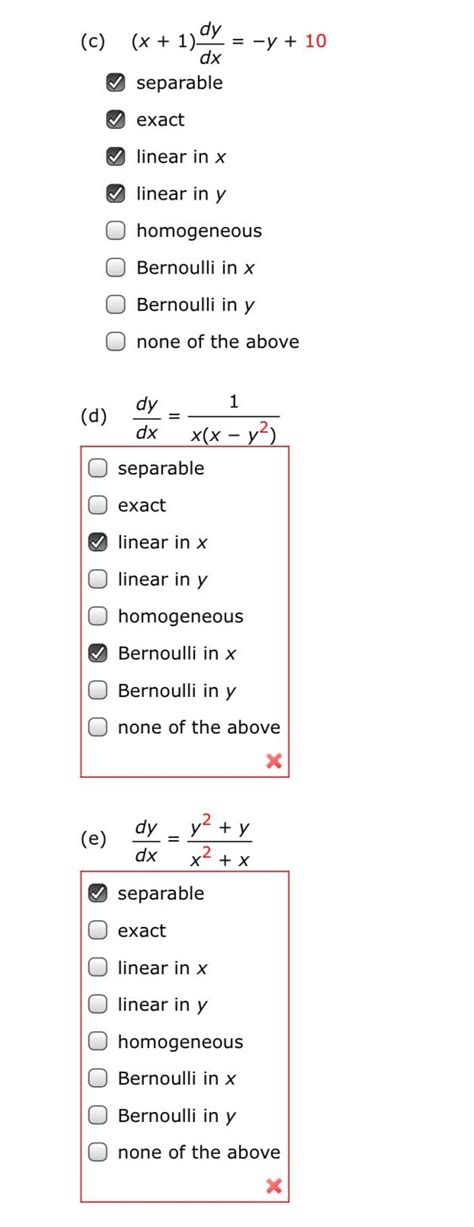 Solved Classify Each Differential Equation As Separable