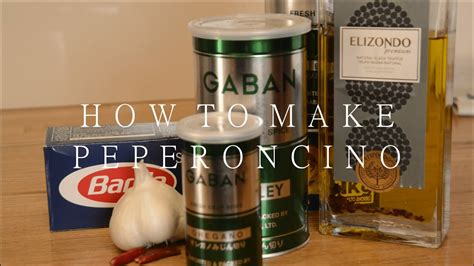 How To Make peperoncino - YouTube