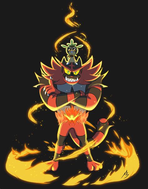 Artstation Tengen Toppa Incineroar Character Design Challenge