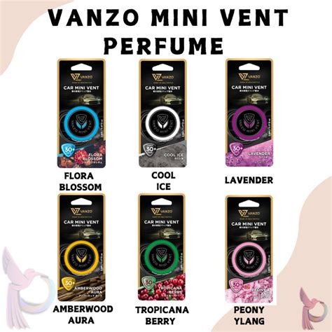 vanzo  car mini vent perfume ml shopee malaysia