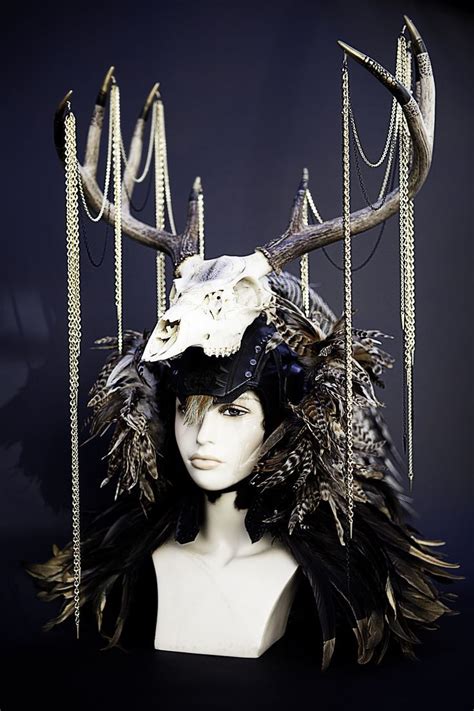 Antler Headpiece Antlers Headdress Fantasy Costumes Antler Headband