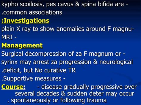 Syringomyelia