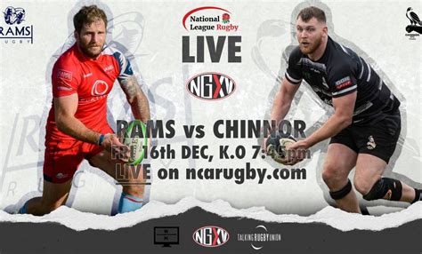 National League Rugby To Live Stream Rams Rfc Vs Chinnor For Second