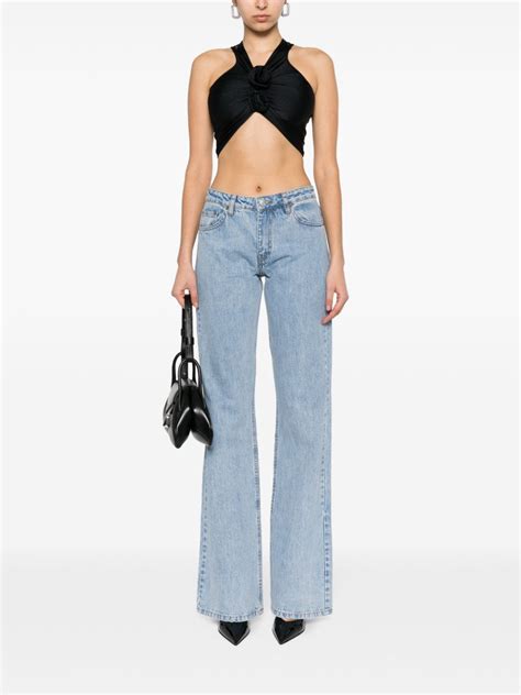 Coperni Mid Rise Flared Leg Jeans Farfetch