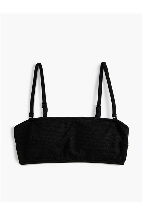 Koton Straplez Bikini St Dokulu Kapl Fiyat Yorumlar Trendyol