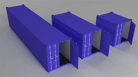 Shipping Containers 3D CGTrader