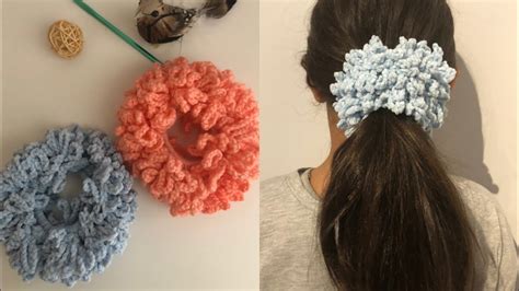 Chouchou Pour Les Cheveux Au Crochet YouTube