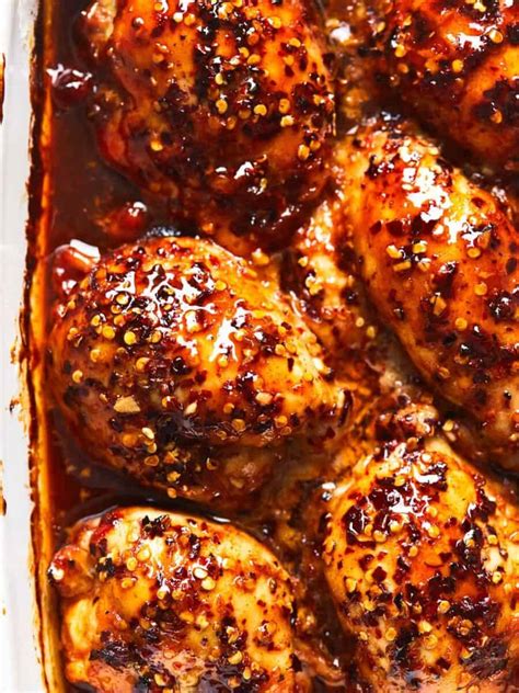 Honey Garlic Chicken Thighs Recipe The Cookie Rookie®