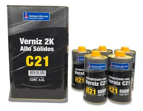 Verniz Pu 2k Alto Sólidos C21 Catalisador Lazzuril 4 5 L