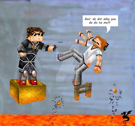 Lava Parkour by kareokelidescope on DeviantArt