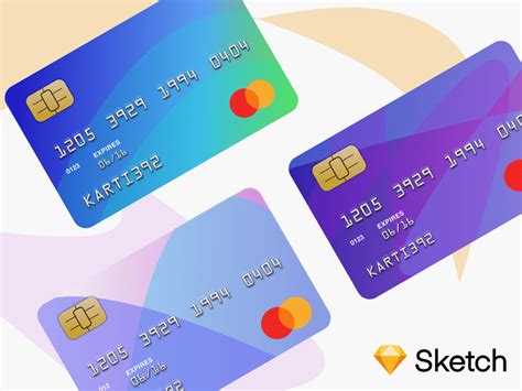 Credit Card Template Sketch Misc Download Sketch Resource