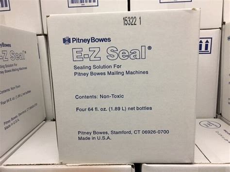 Pitney Bowes E Z Seal Solution Original Oem Half Gallon