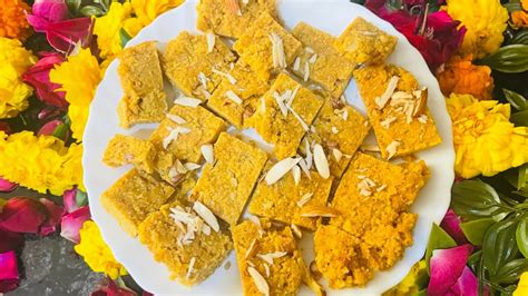 Vasant Panchami Special Besan Barfi YouTube