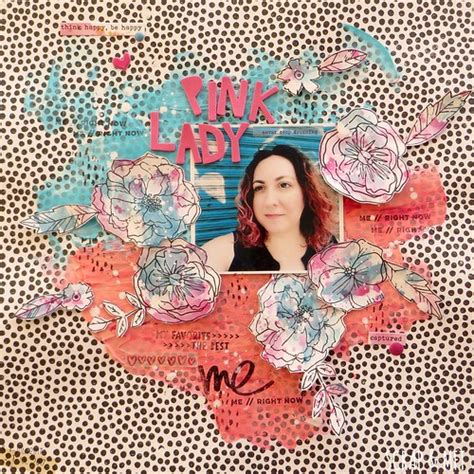 LO Pink Lady Scrapbooking Layout Mariabi74 Flickr