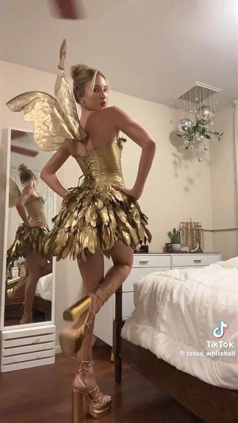 Gold Fairy Costume Halloween Fit [video] Fairy Halloween Costumes