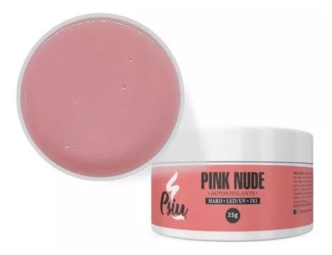 Psiu Gel Hard Led Uv 25g Autonivelante Pink Nude MercadoLivre