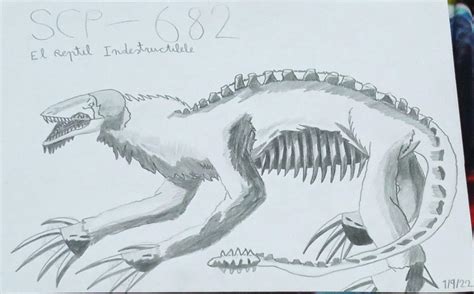 Scp 682 The Indestructible Reptile By Oskratos2002 On Deviantart