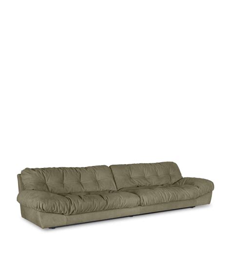 Baxter Leather Milano Sofa Harrods Uk