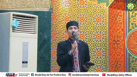 Live Tausiyah Qobla Tarawih Kh Abdurrahman Qoharuddin Ma Youtube