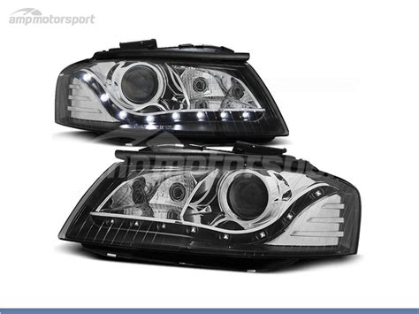 Faros Delanteros Luz Diurna Led Para Audi A P Pa Motorsport