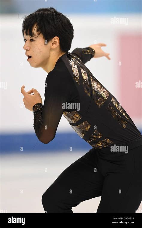 Yuma Kagiyama Japan During Men Free Skating At The Isu Grand Prix Of