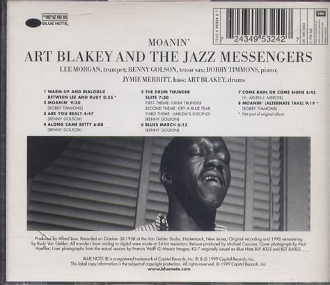 Cd Art Blakey And The Jazz Messengers Moanin