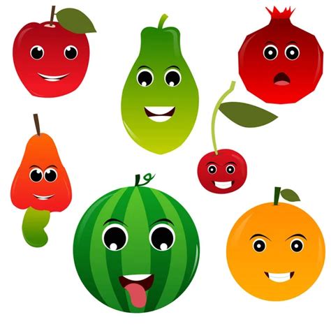 Fruit Character Stock Vector Image By ©dagadu 5548166