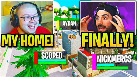 AYDAN NICKMERCS BACK In TILTED TOWERS Fortnite NOSTALGIA Tourney