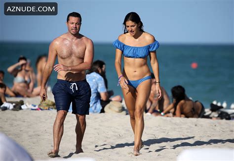 Lucinda Aragon Sexy In A Blue Bikini In Miami Beach AZNude