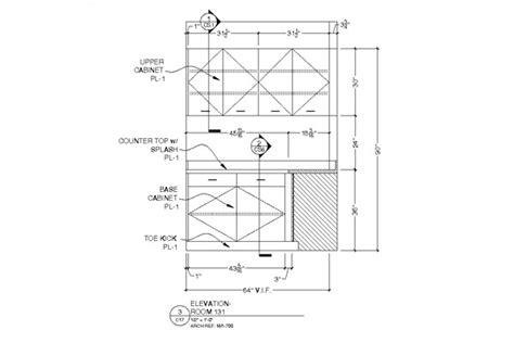 Casework, Millwork Drafting Samples | Trade Mark Drafting