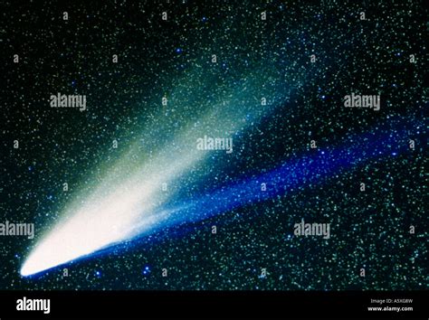 Halleys Comet Stock Photo - Alamy