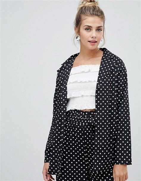 Best Polka Dot Clothing To Wear Now Fashion Dreaming Loud Blazer Polka Dot Blazer Polka