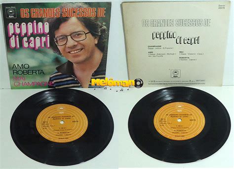 Vinil Peppino Di Capri Os Grandes Sucessos 1976