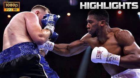 Anthony Joshua Vs Otto Wallin Full Fight Highlights Boxing Fight Hd